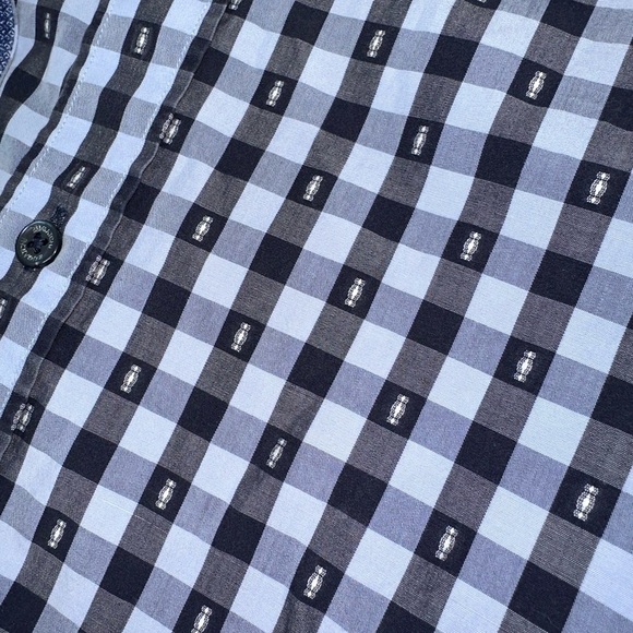 Bugatchi Shaped Fit Flip Cuff Button Shirt size XL - Picture 2 of 10